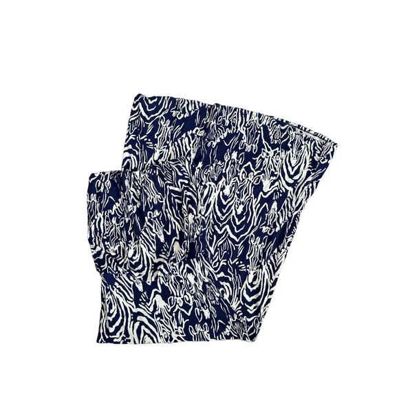 Lilly Pulitzer Morada Strapless Maxi Dress Women’s S Bright Navy Entourage Rayon - Picture 11 of 11